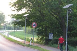 Solar Radwegbeleuchtung in Grosskrotzenburg